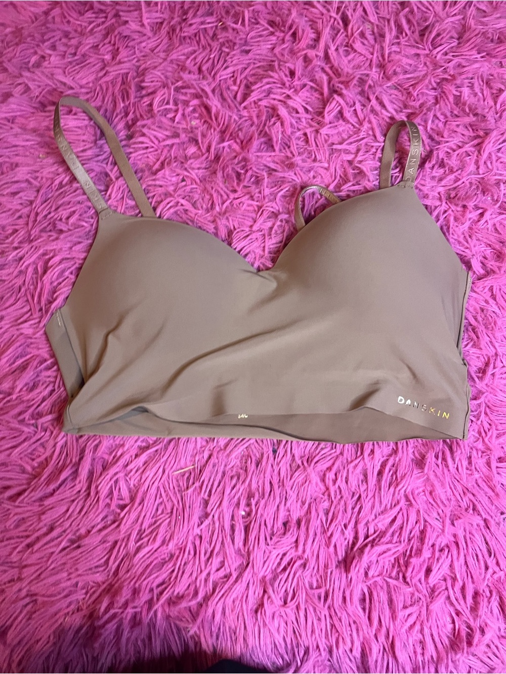 Danskin Taupe Wireless Seamless Bralette